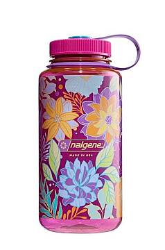 Nalgene 32oz WM Magenta w/Botanical Florals 682023-0211