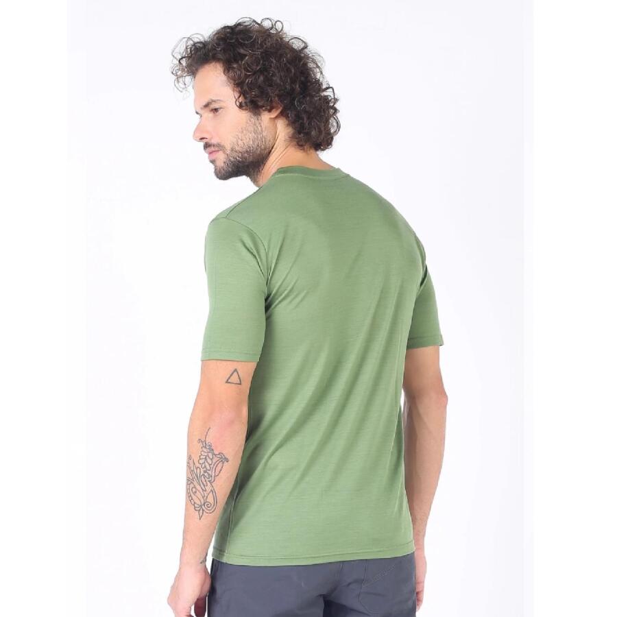 Woolona Notus Bisiklet Yaka Yünlü Regular Termal Erkek Tshirt - 3
