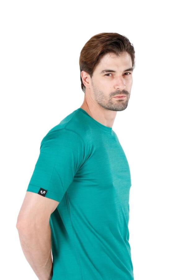 Woolona Notus Bisiklet Yaka Yünlü Regular Termal Erkek Tshirt - 2