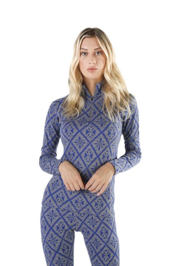 Woolona Venus Top Desenli Kadın Sweatshirt - 2